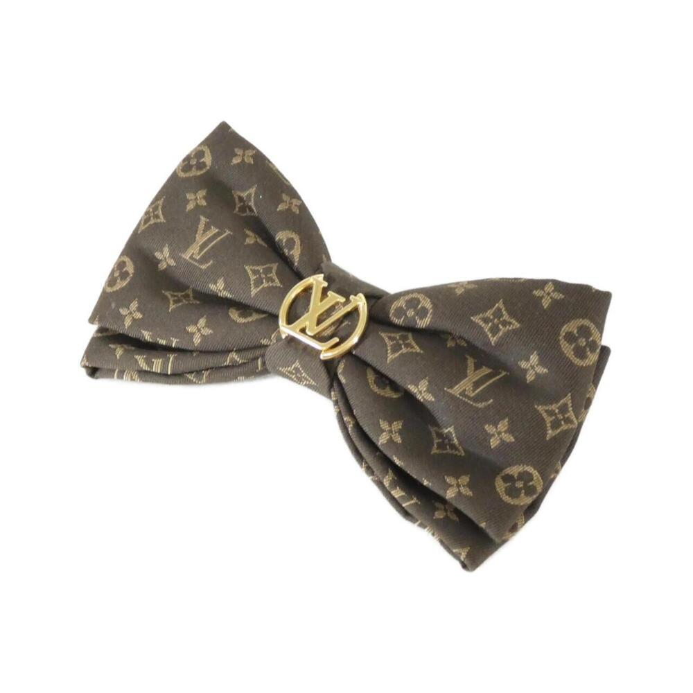 Louis Vuitton Monogram Hair Clip LV Pretty Bow M02320 Accessory